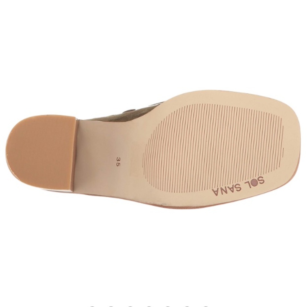 Sol Sana Olive Suede Heels - Picture 4 of 6